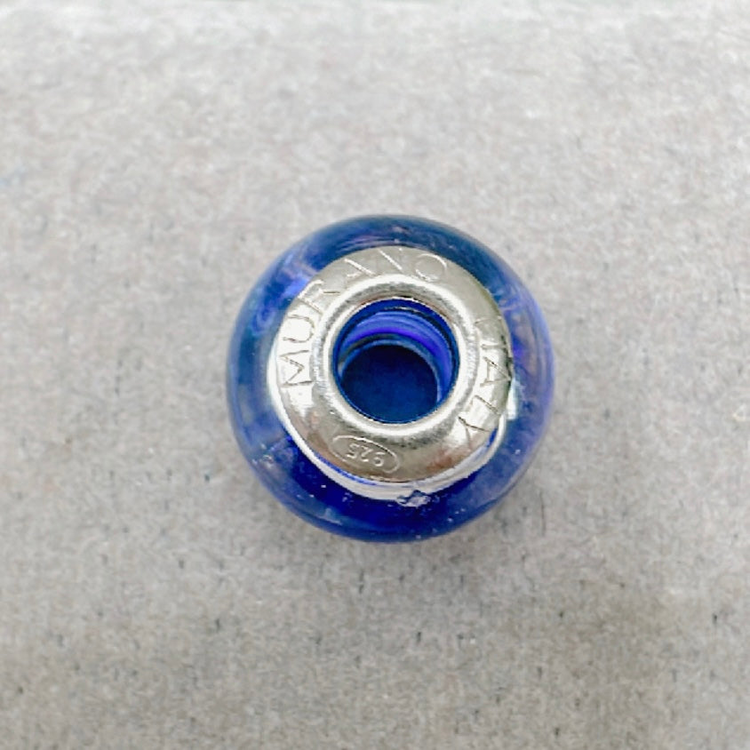 Par Muranos Azul y Plata