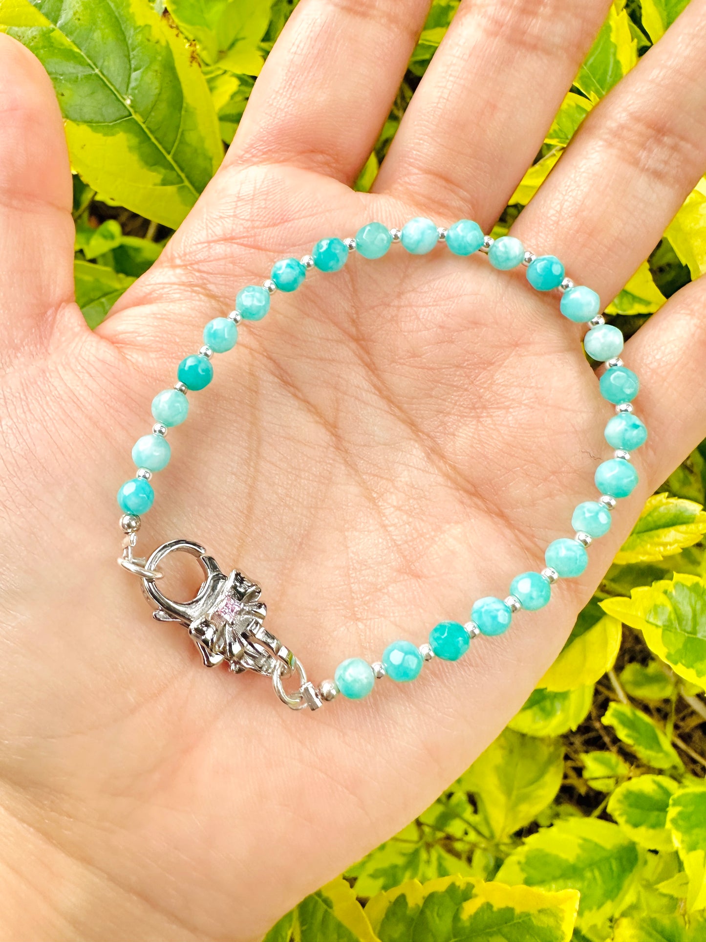 Brazalete Jade turquesa