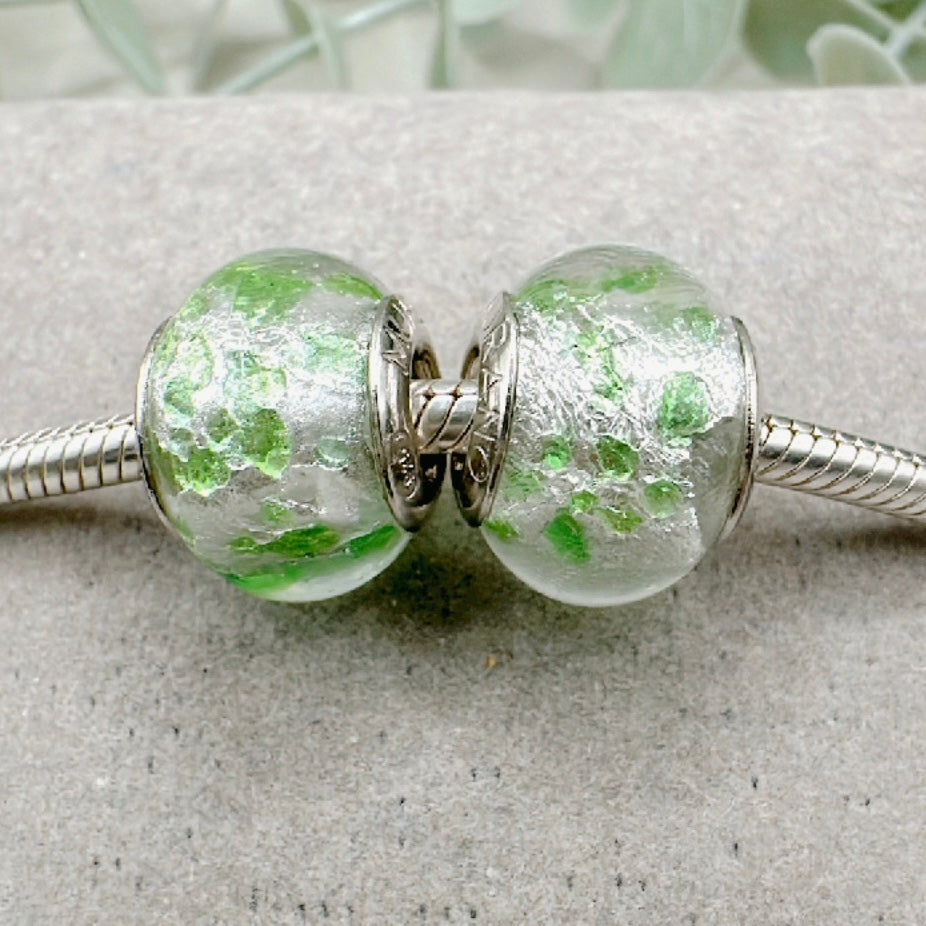 Par Muranos White & Green
