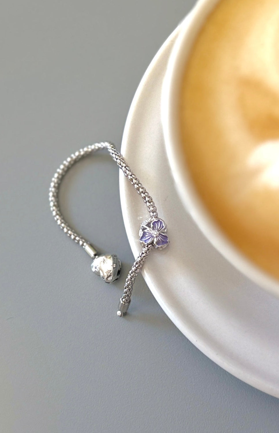Lilac Flower Charm