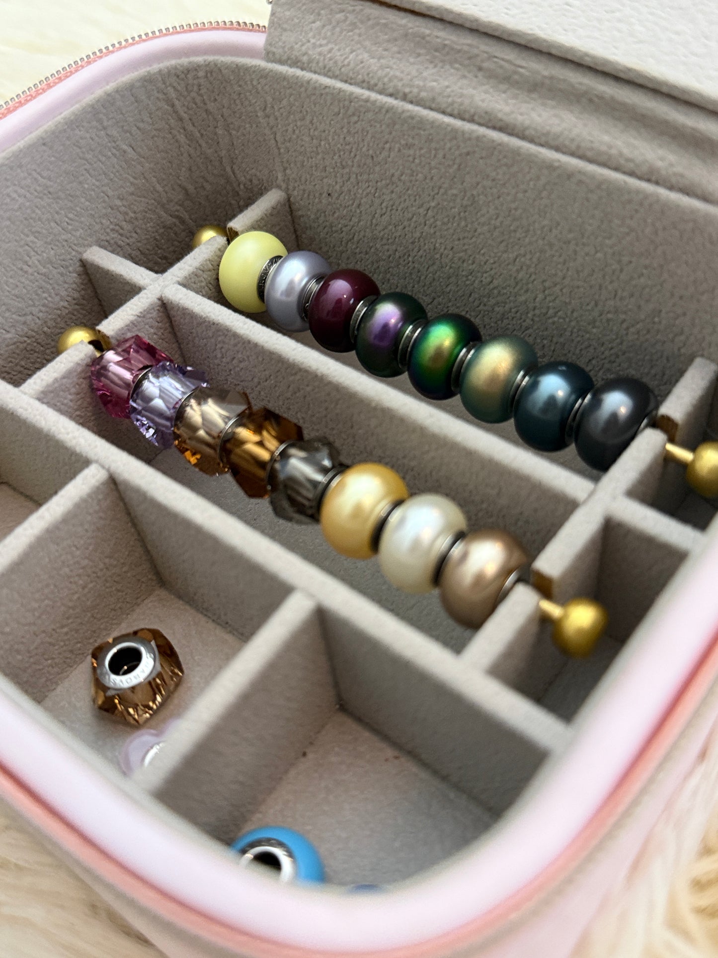 Par Swarovski Crystal Turquoise Pearl