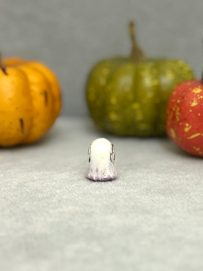 Purple Glow Ghost Charm