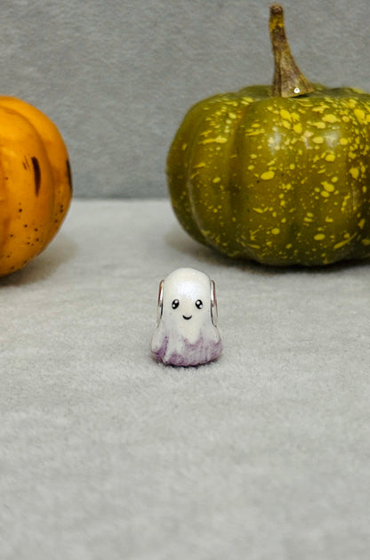 Purple Glow Ghost Charm