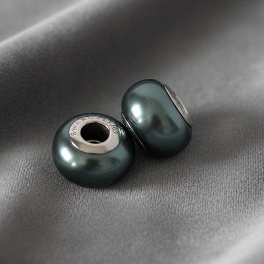 Par Swarovski Crystal Night Blue Pearl