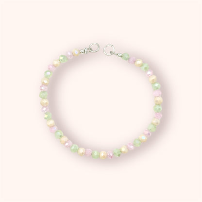 Brazalete cristales pastel