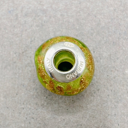 Murano Green Gold Irregular