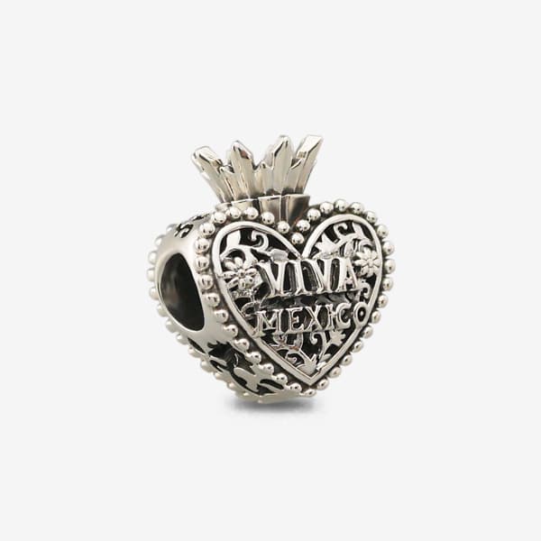 Corazón Viva México Charm