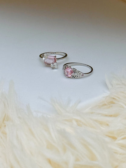 Anillo Mariposas y Zirconias