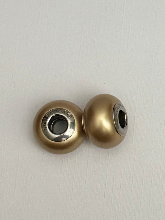 Par Swarovski Crystal Bright Gold Pearl