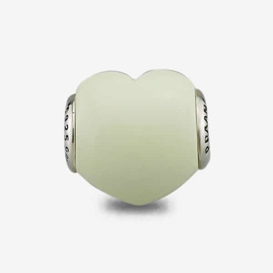 Lemon Australia Chrysoprase Heart Charm