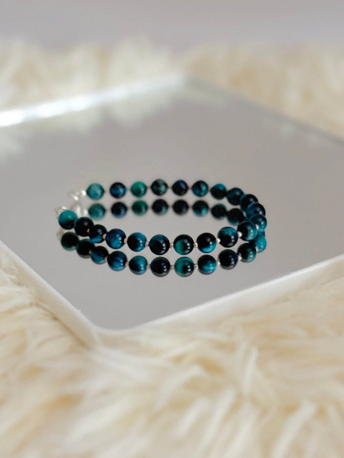 Aegean Blue Agate Bracelet