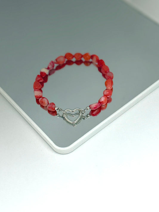 Irregular Coral Bracelet