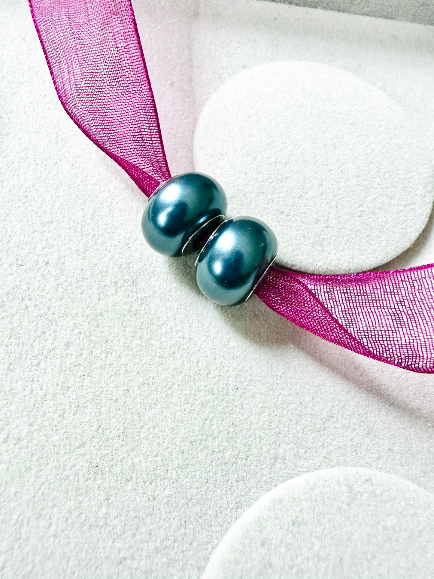 PAR SWAROVSKI AZUL GRISÁCEO