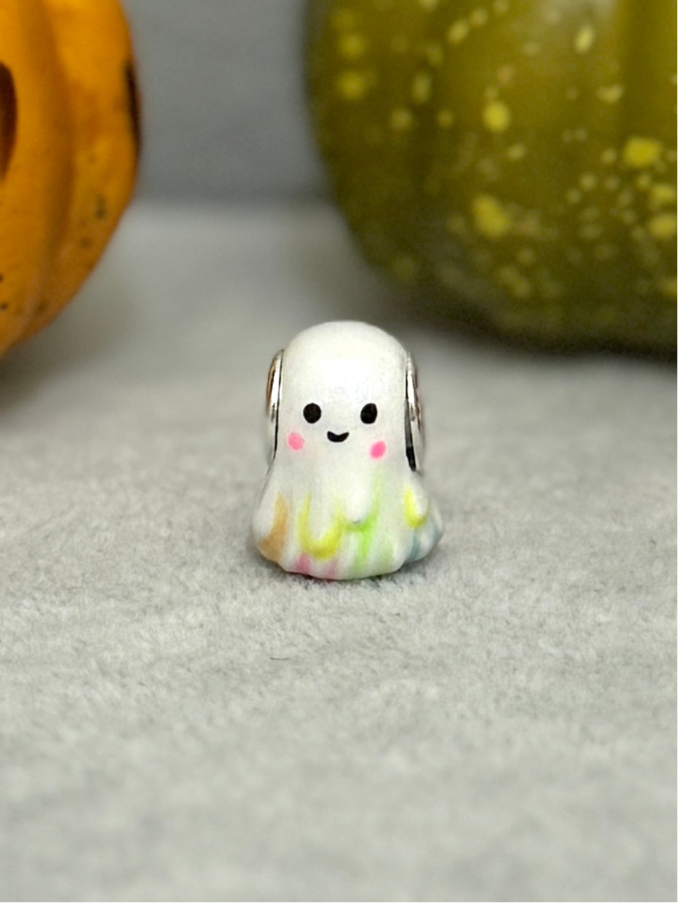 Multicolor Glow Ghost Charm