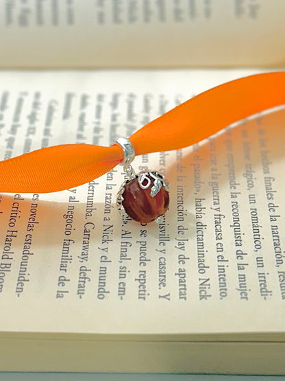 Charm Calabaza Ocre con Hojas