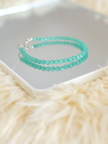 Brazalete cristales verde