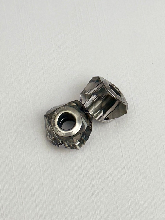 Par Swarovski Crystal Black Diamond