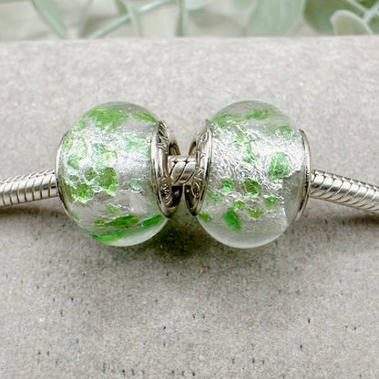 Par Muranos White & Green