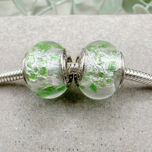 Par Muranos White & Green