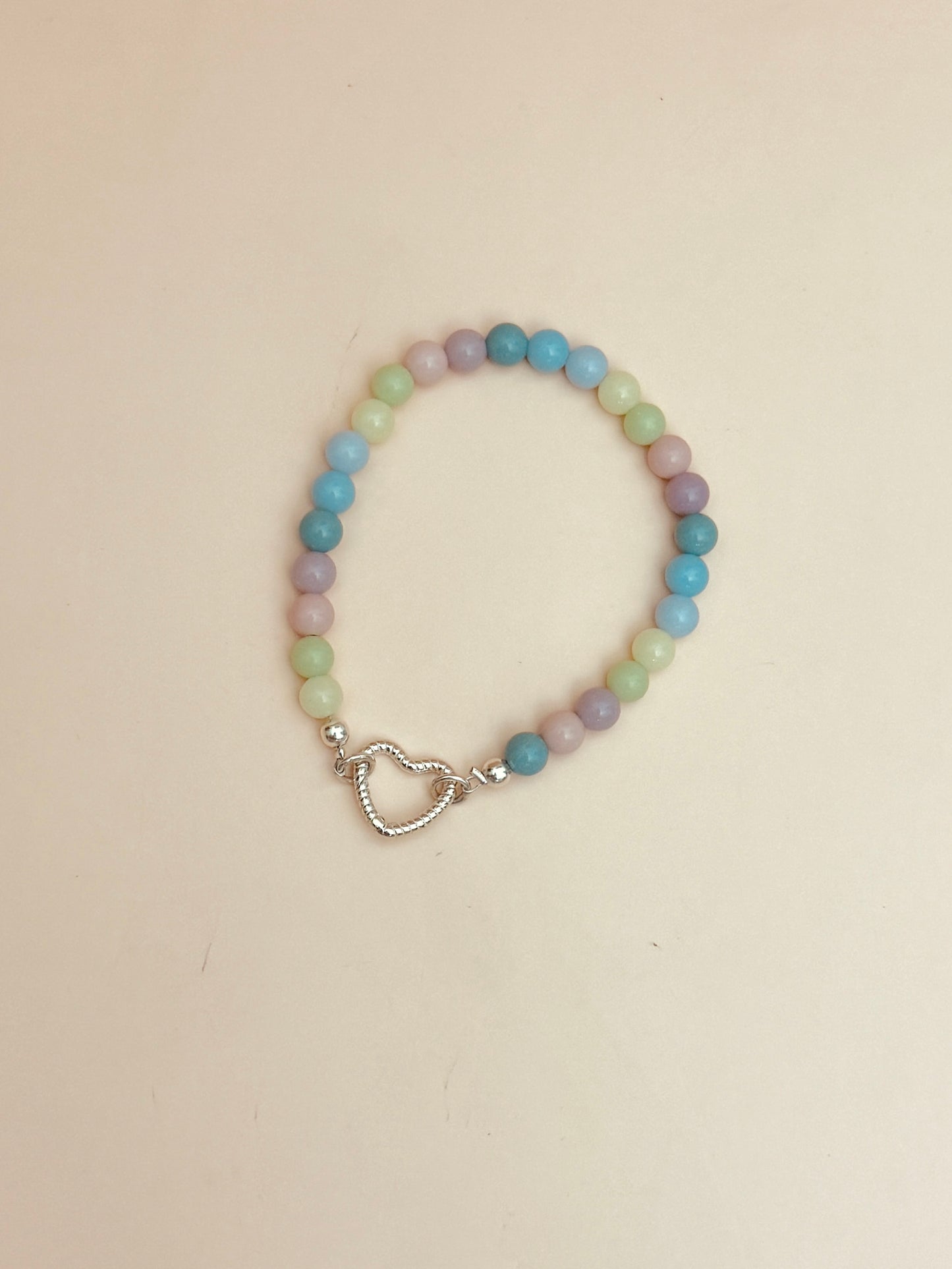 Brazalete Petra Lux y Plata (brillo en la oscuridad)
