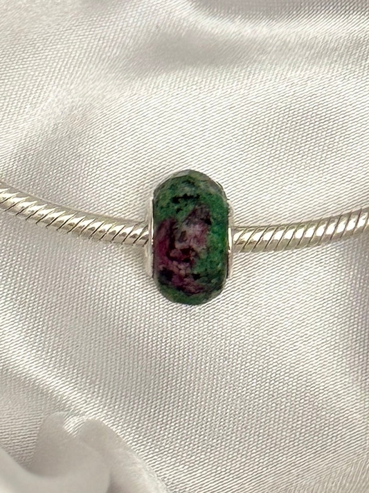 Cuenta Anyolita Facetada