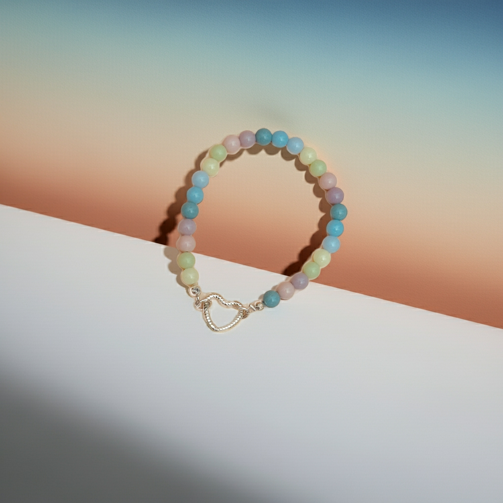 Brazalete Petra Lux y Plata (brillo en la oscuridad)