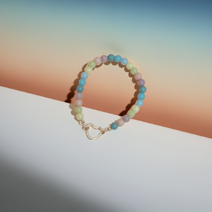 Brazalete Petra Lux y Plata (brillo en la oscuridad)