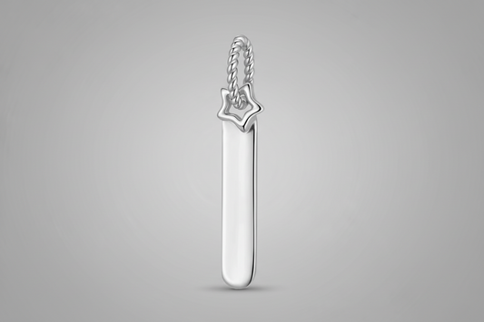 Charm Placa Mini con Estrella +Personalización