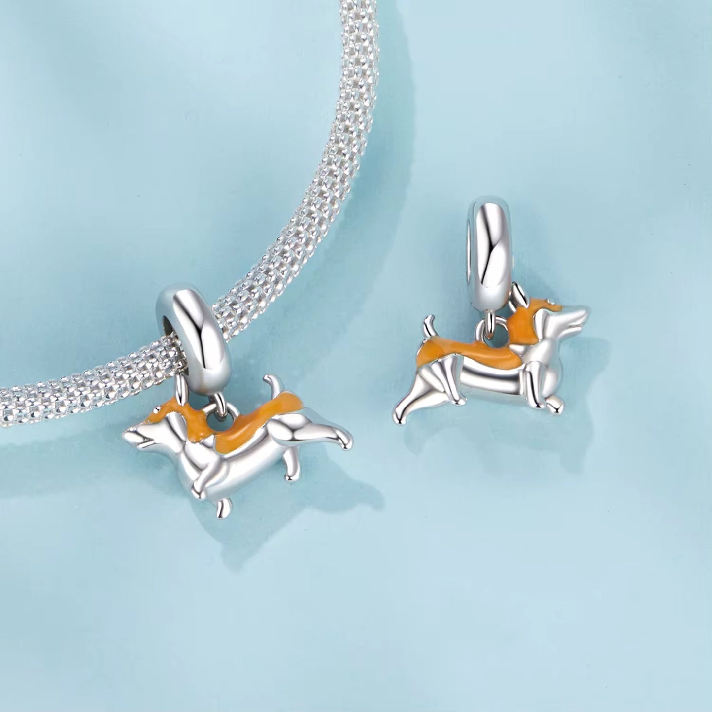 Charm perro esmaltado