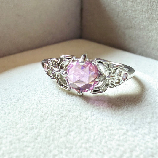 Anillo Mariposas y Zirconias