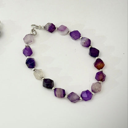 Brazalete Agata Lila