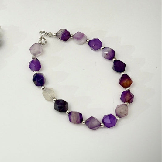 Brazalete Agata Lila