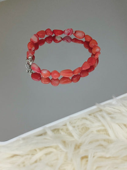 Irregular Coral Bracelet