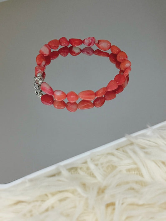 Brazalete Coral Irregular