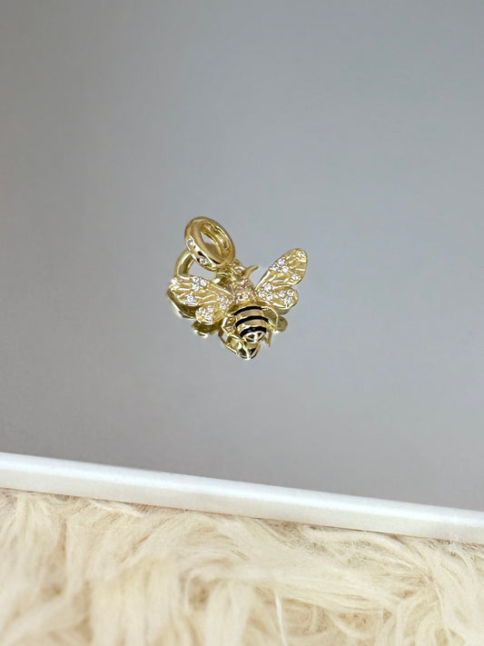 Charm Abeja colgante