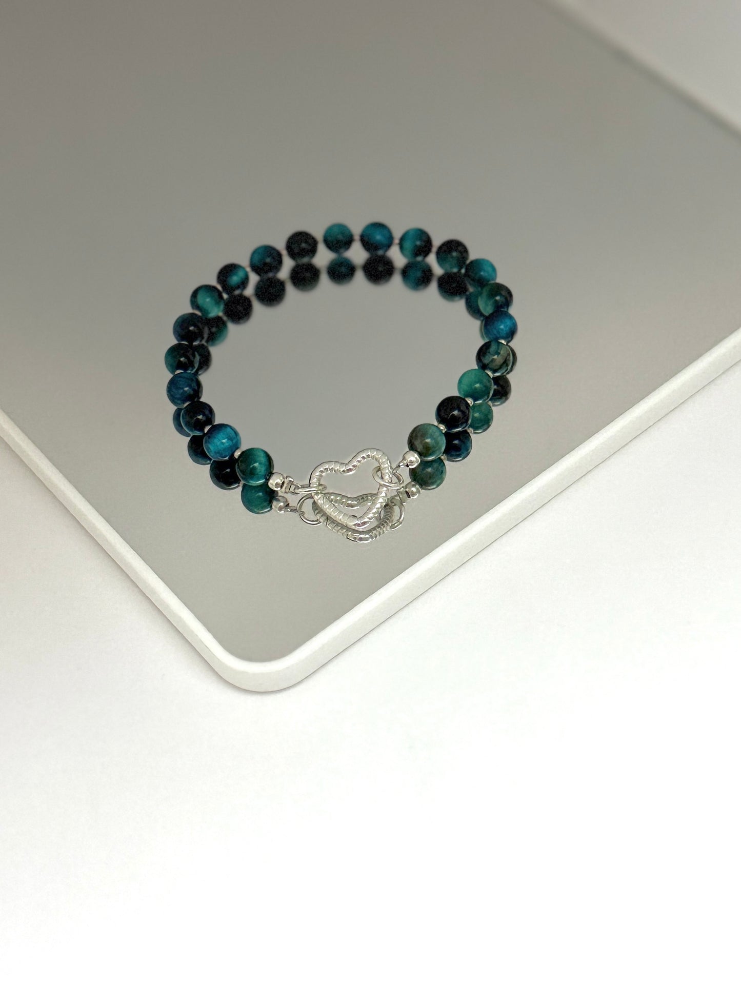 Aegean Blue Agate Bracelet