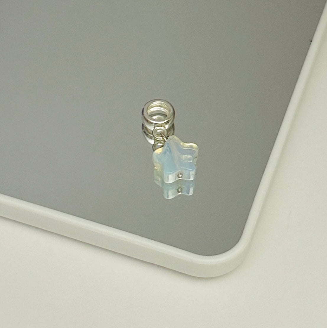 Open heart charm