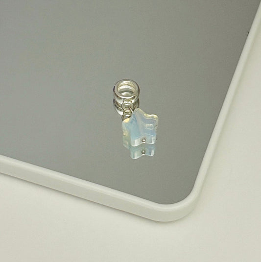 Open heart charm