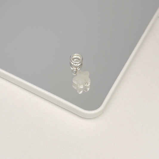 Open heart charm