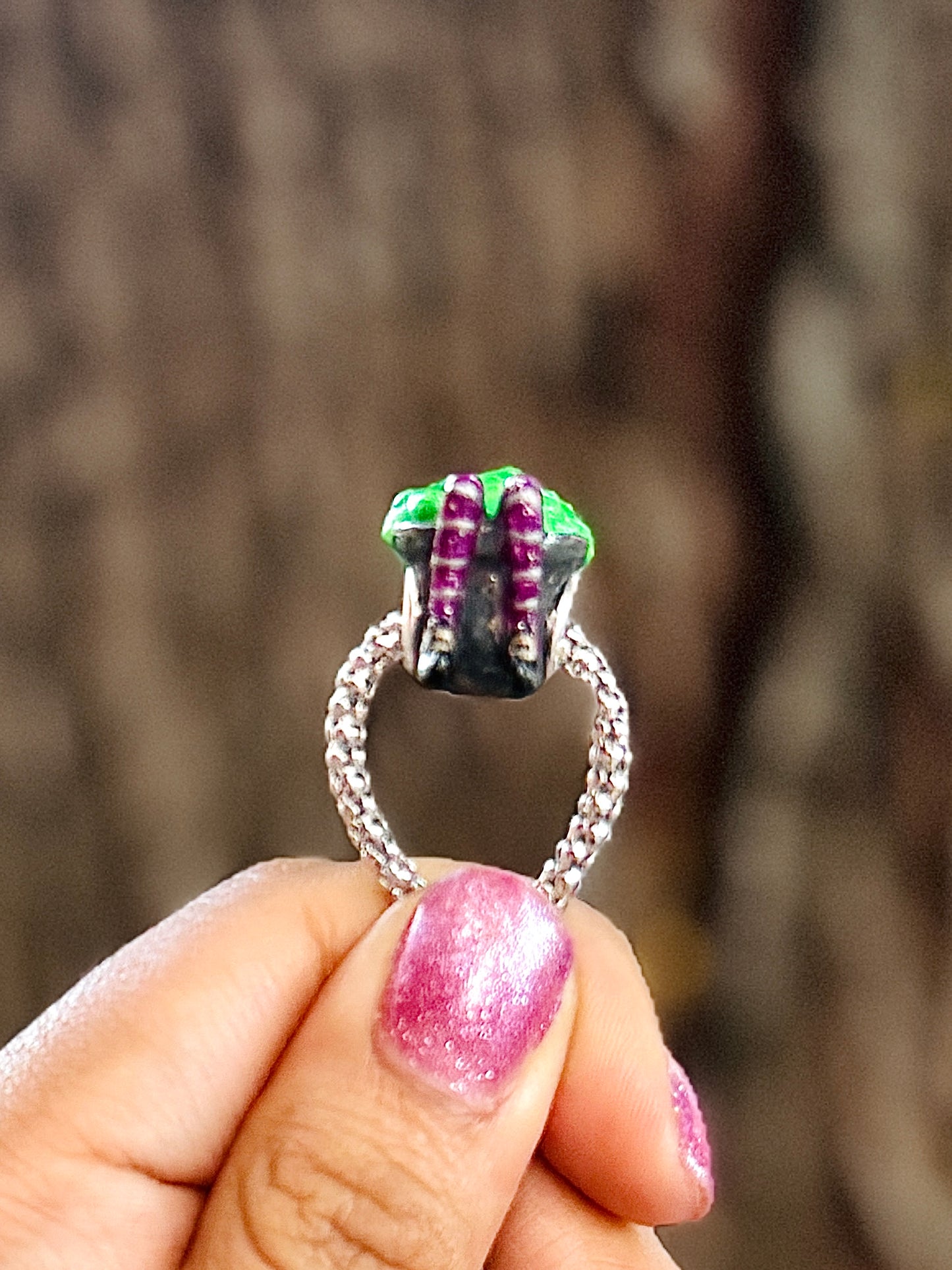Multicolor Glow Ghost Charm