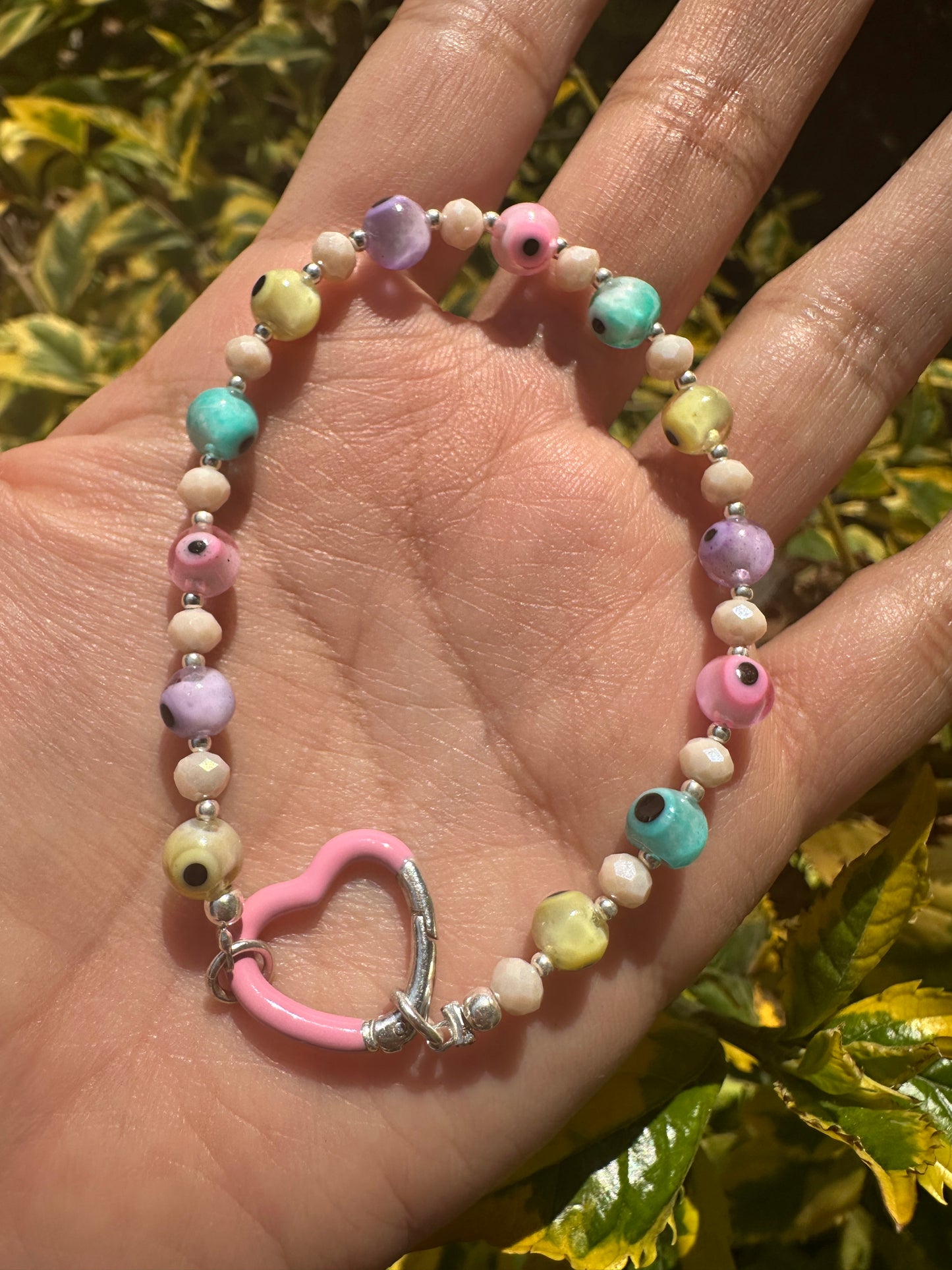 Brazalete Ojos turcos Multicolor de cristal