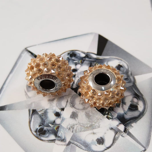 PAR SWAROVSKI BEIGE