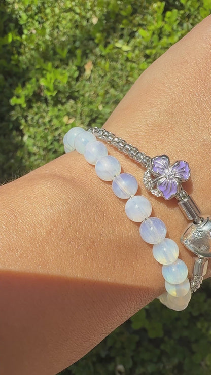 Lilac Flower Charm